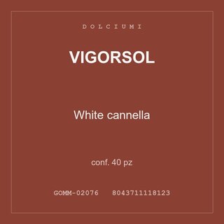 Vigorsol White cannella — conf. 40 pz