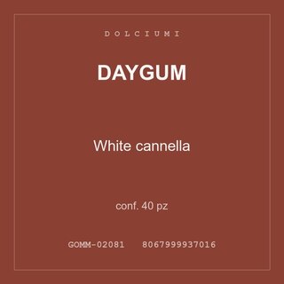 Daygum White cannella — conf. 20 pz