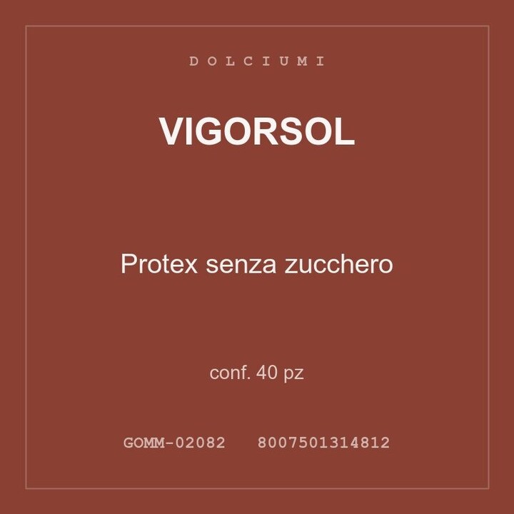 Vigorsol Protex senza zucchero — conf. 20 pz