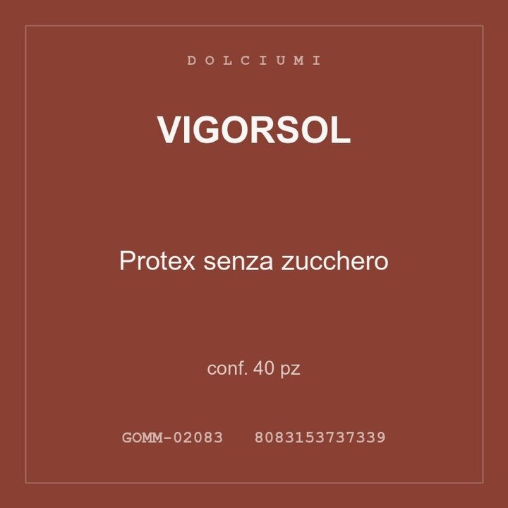 Vigorsol Protex senza zucchero — conf. 80 pz