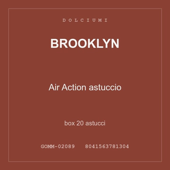 Brooklyn Air Action astuccio — box 10 astucci