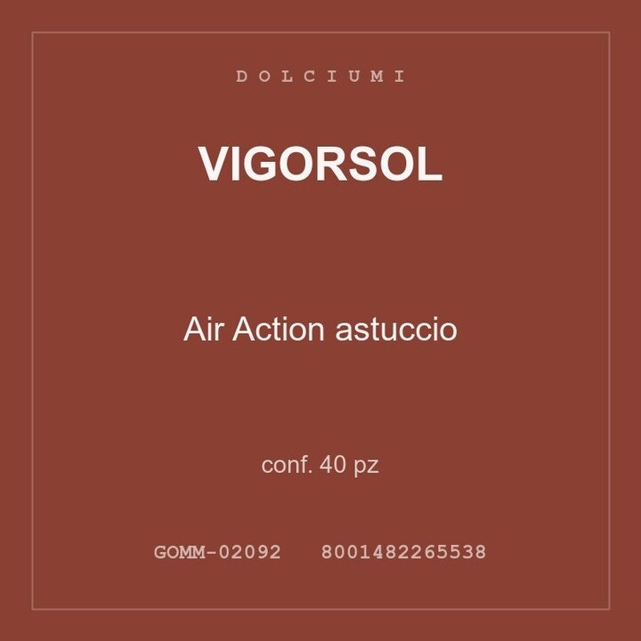 Vigorsol Air Action astuccio — conf. 80 pz