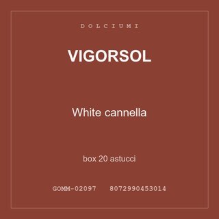 Vigorsol White cannella — box 5 astucci