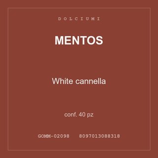 Mentos White cannella — conf. 40 pz