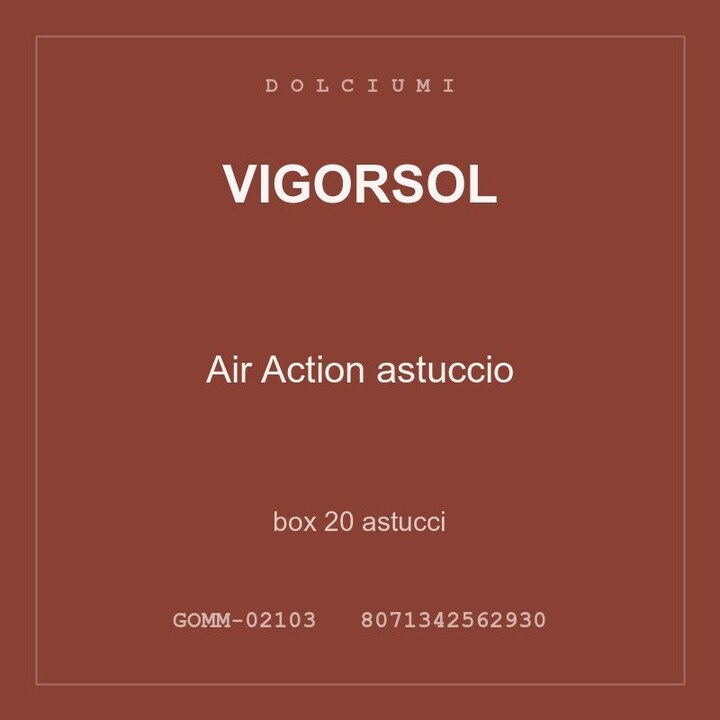 Vigorsol Air Action astuccio — box 60 astucci