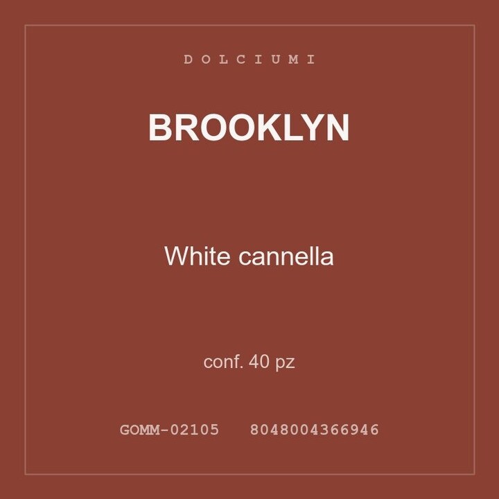 Brooklyn White cannella — conf. 80 pz