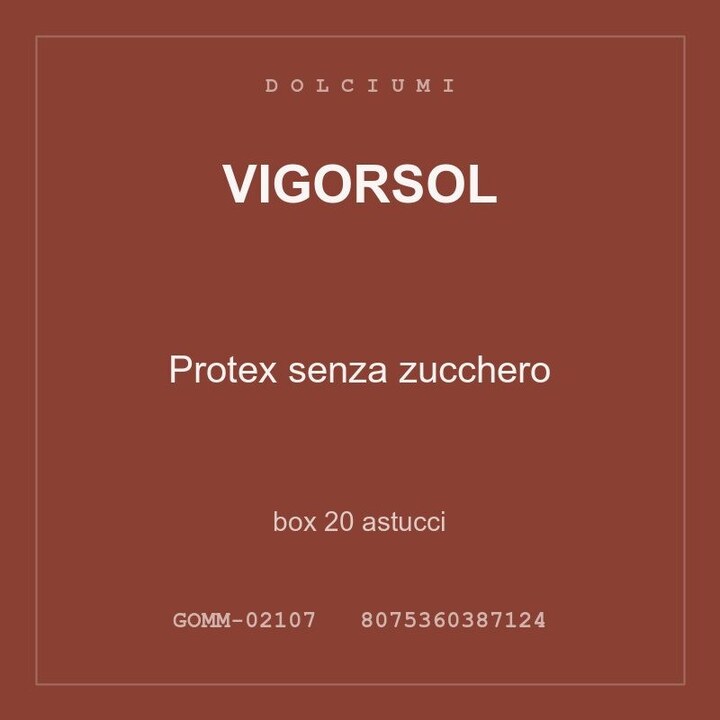 Vigorsol Protex senza zucchero — box 40 astucci
