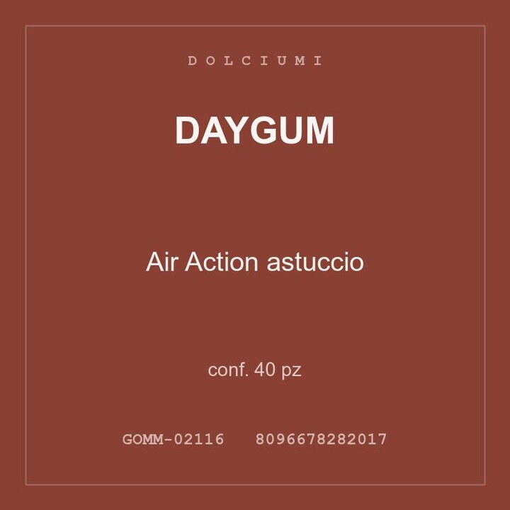 Daygum Air Action astuccio — conf. 20 pz