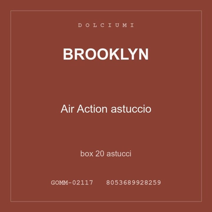 Brooklyn Air Action astuccio — box 40 astucci