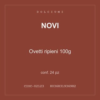 Novi Ovetti ripieni 100g — conf. 24 pz