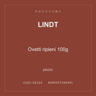 Lindt Ovetti ripieni 100g — pezzo