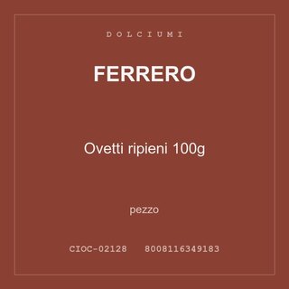 Ferrero Ovetti ripieni 100g — pezzo
