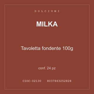 Milka Tavoletta fondente 100g — conf. 24 pz