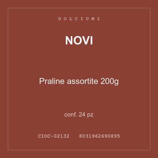 Novi Praline assortite 200g — conf. 24 pz