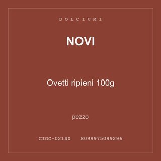 Novi Ovetti ripieni 100g — conf. 2 pz