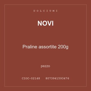 Novi Praline assortite 200g — pezzo