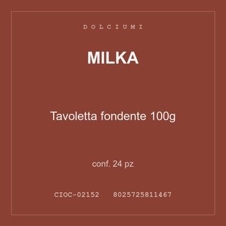 Milka Tavoletta fondente 100g — conf. 12 pz