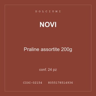 Novi Praline assortite 200g — conf. 12 pz