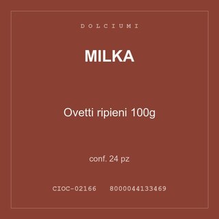 Milka Ovetti ripieni 100g — conf. 24 pz