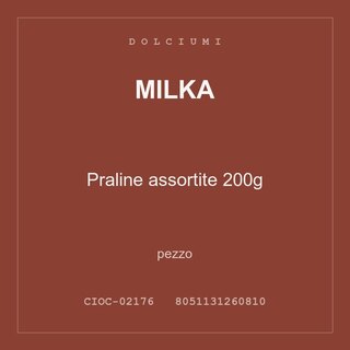 Milka Praline assortite 200g — pezzo