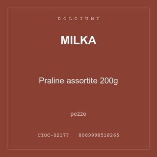 Milka Praline assortite 200g — conf. 2 pz