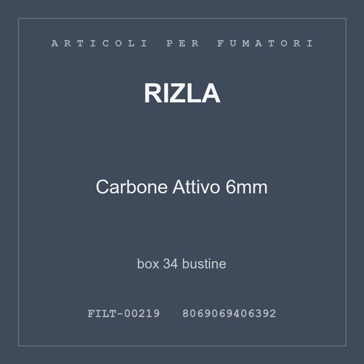 CA00005 - ESPOSITORE 60 FILTRI MM.6X15 RUVIDI