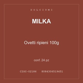Milka Ovetti ripieni 100g — conf. 12 pz