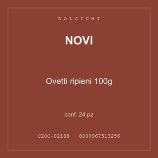 Novi Ovetti ripieni 100g — conf. 70 pz