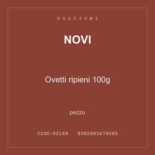 Novi Ovetti ripieni 100g — conf. 3 pz