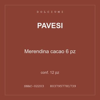 Pavesi Merendina cacao 6 pz — conf. 12 pz