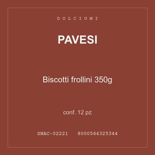 Pavesi Biscotti frollini 350g — conf. 12 pz
