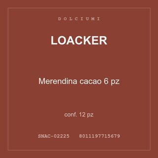 Loacker Merendina cacao 6 pz — conf. 12 pz