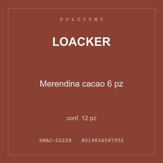Loacker Merendina cacao 6 pz — conf. 6 pz