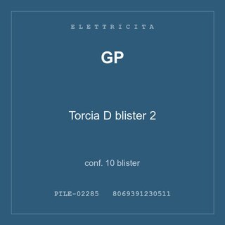 GP Torcia D blister 2 — conf. 10 blister