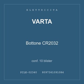 Varta Bottone CR2032 — conf. 5 blister