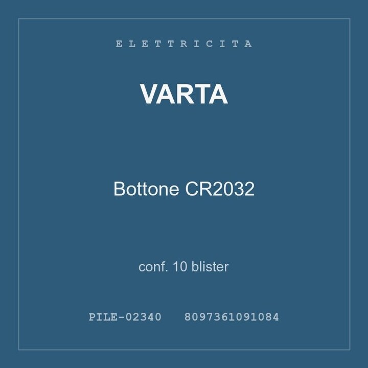Varta Bottone CR2032 — conf. 5 blister