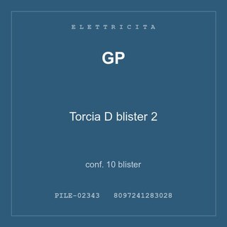 GP Torcia D blister 2 — conf. 5 blister
