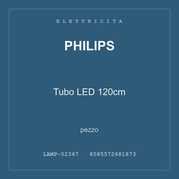 Philips Tubo LED 120cm — pezzo