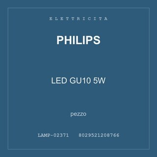 Philips LED GU10 5W — pezzo