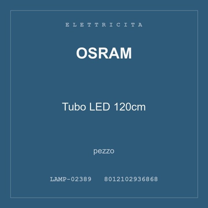 Osram Tubo LED 120cm — pezzo