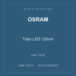 Osram Tubo LED 120cm — conf. 10 pz