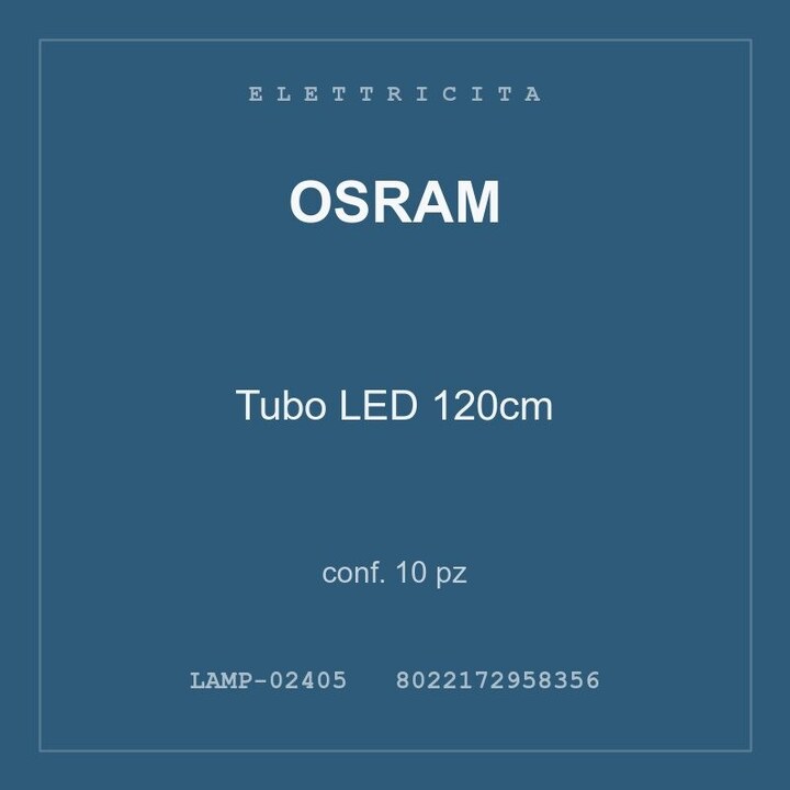 Osram Tubo LED 120cm — conf. 10 pz