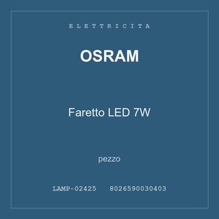 Osram Faretto LED 7W — conf. 2 pz