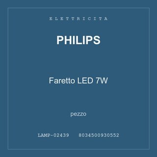 Philips Faretto LED 7W — conf. 2 pz