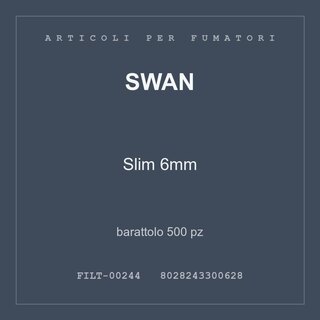 200 FILTRI 0163003 ATOMIC FILTRI SLIM 6 MM BUSTA DA 500 FILTRI
