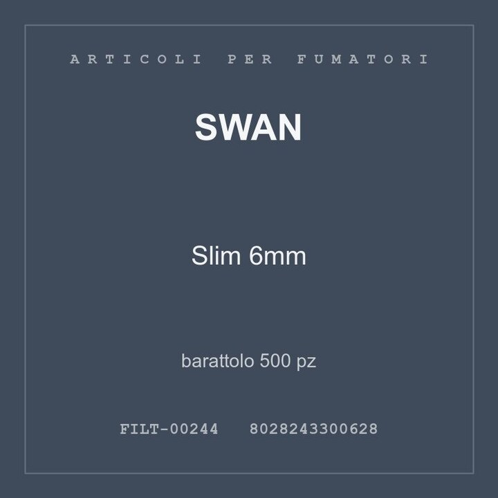 200 FILTRI 0163003 ATOMIC FILTRI SLIM 6 MM BUSTA DA 500 FILTRI