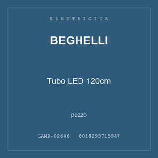 Beghelli Tubo LED 120cm — conf. 3 pz