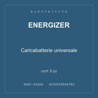 Energizer Caricabatterie universale — conf. 6 pz