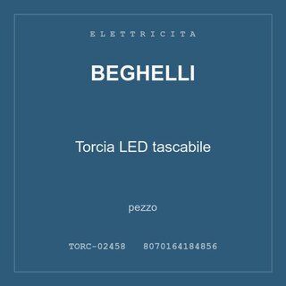 Beghelli Torcia LED tascabile — conf. 4 pz