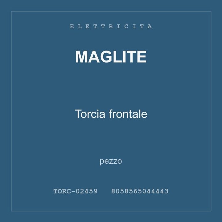 Maglite Torcia frontale — pezzo